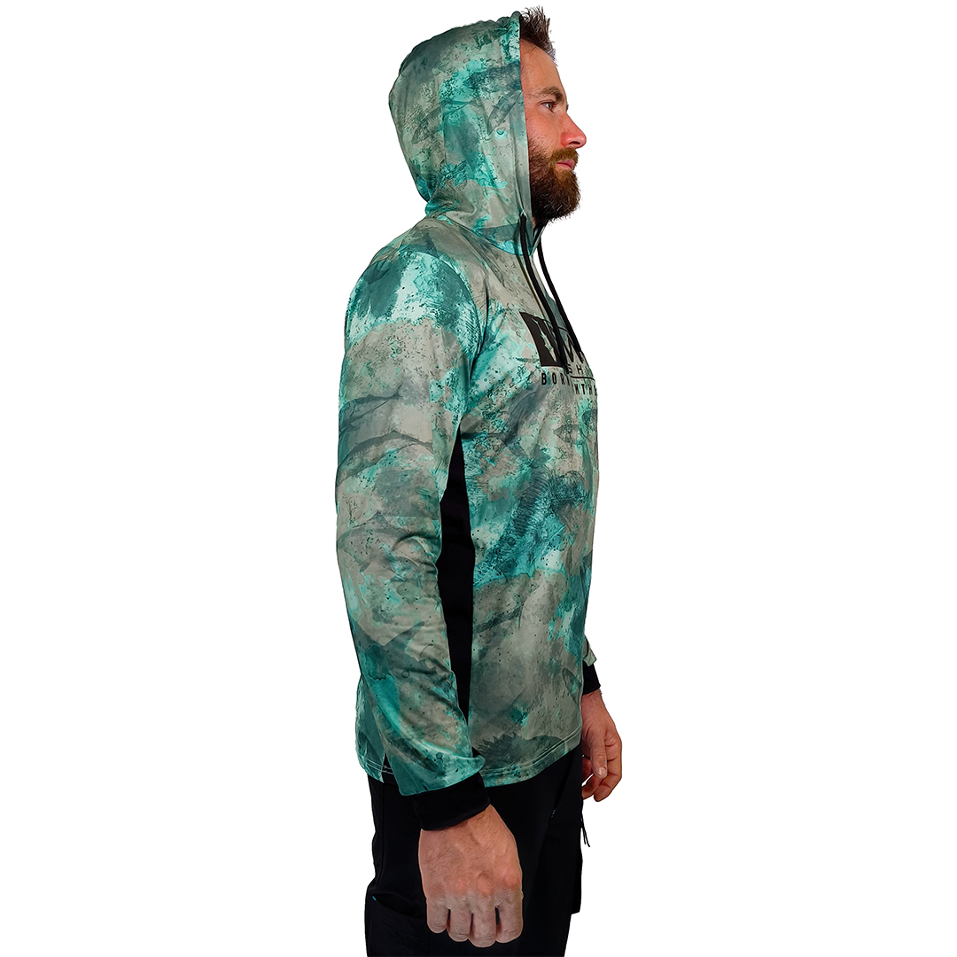 T-SHIRT TECNICA M/L AIRFLOW CON CAPPUCCIO ATOLL